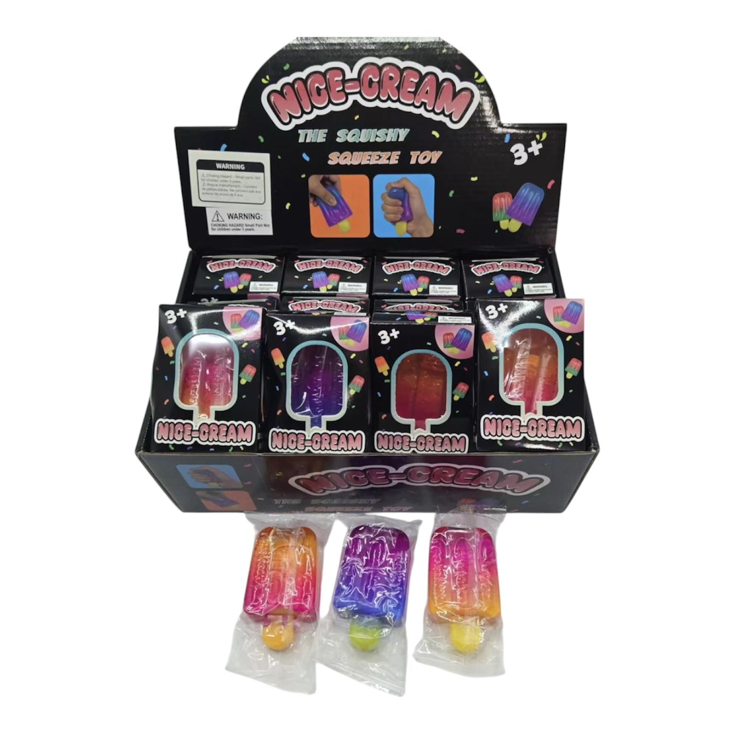 9cm Maltose Popsicle Squishy - Box of 12 Pieces