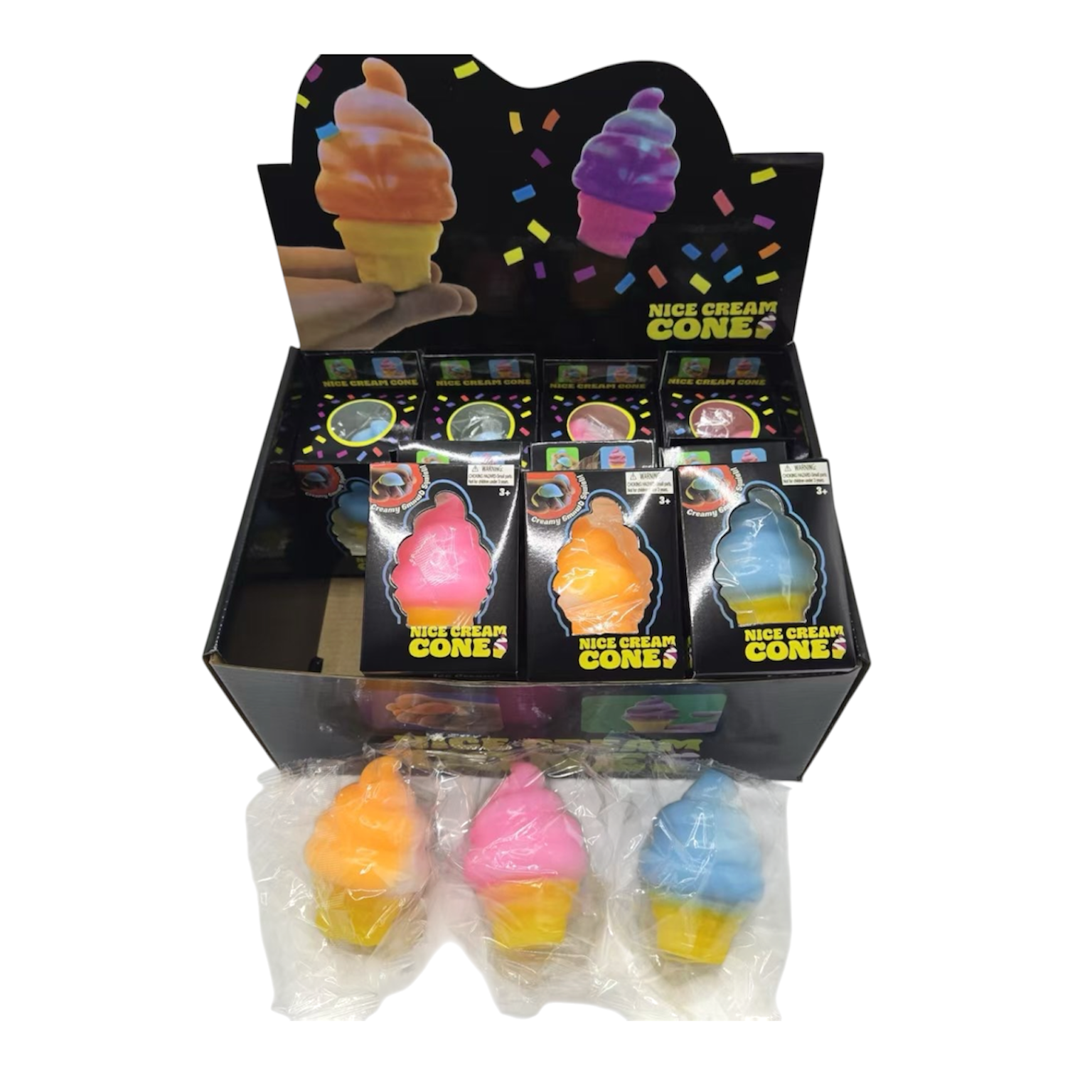9cm Maltose Ice Cream Squishy - Box of 12 Pieces