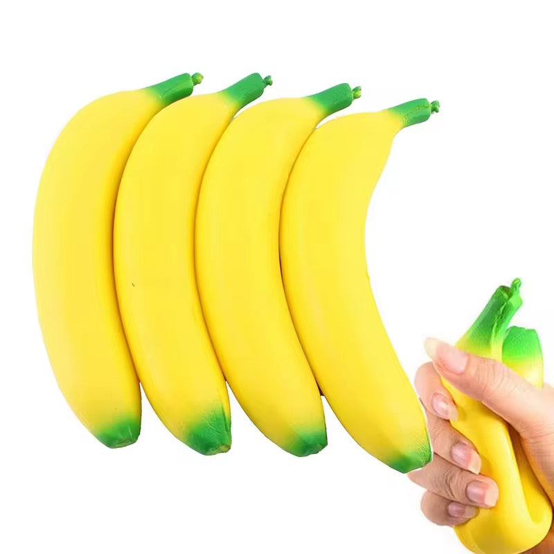 Big Scented Banana Squishy - Box of 12 Pieces