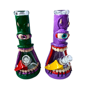 Rasta Alien 12" Glass Bong