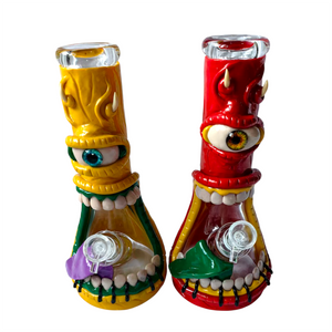 Rasta Alien 12" Glass Bong