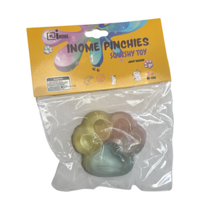 Medium Squishy Soft Rainbow Paw 16 Pieces