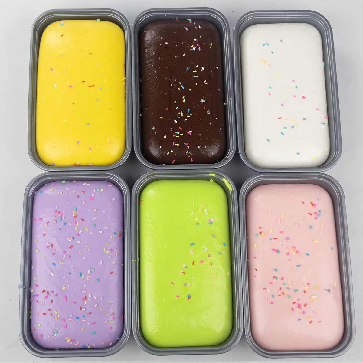 20cm Slow Rise Tiramisu Cake Squishy Scented - Box of 6 Pieces Assorted Styles