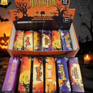 5.5cm Halloween Butter Squishy Slow Rise - Box of 12 Pieces