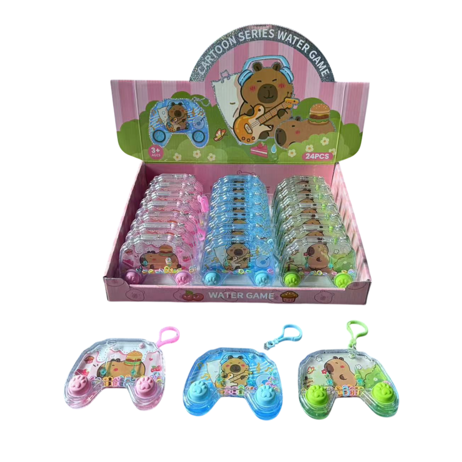 Bear Handheld Water Game - Box of 24