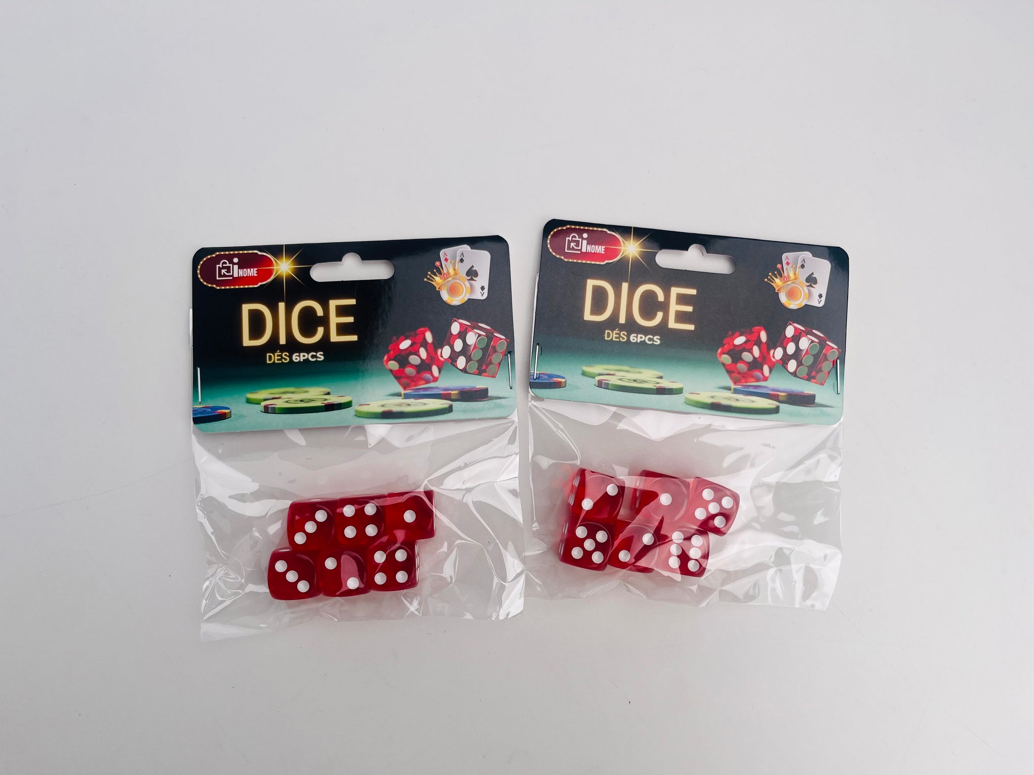 6-Piece Dice Set - Pack of 8