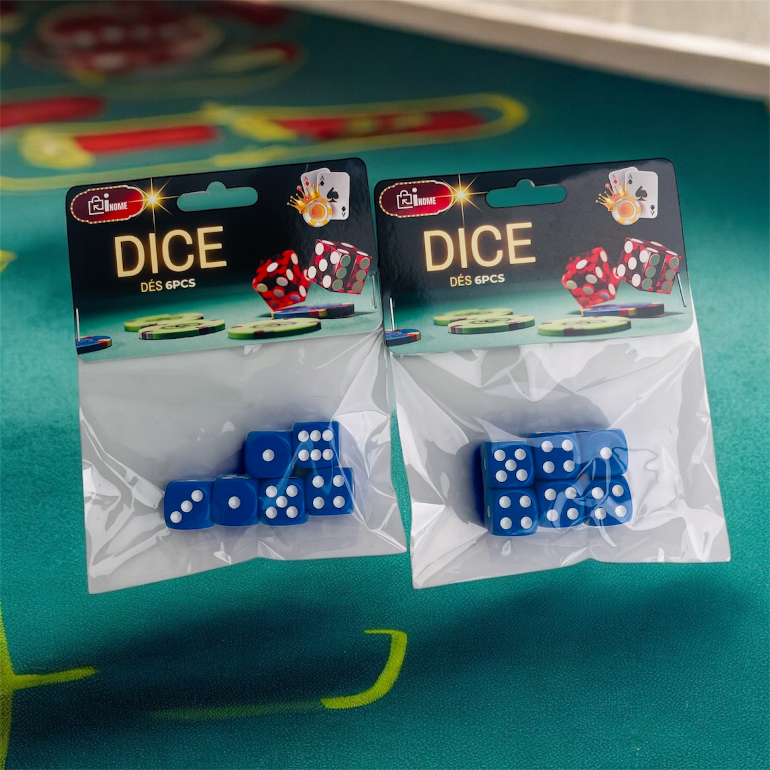 6-Piece Dice Set - Pack of 8