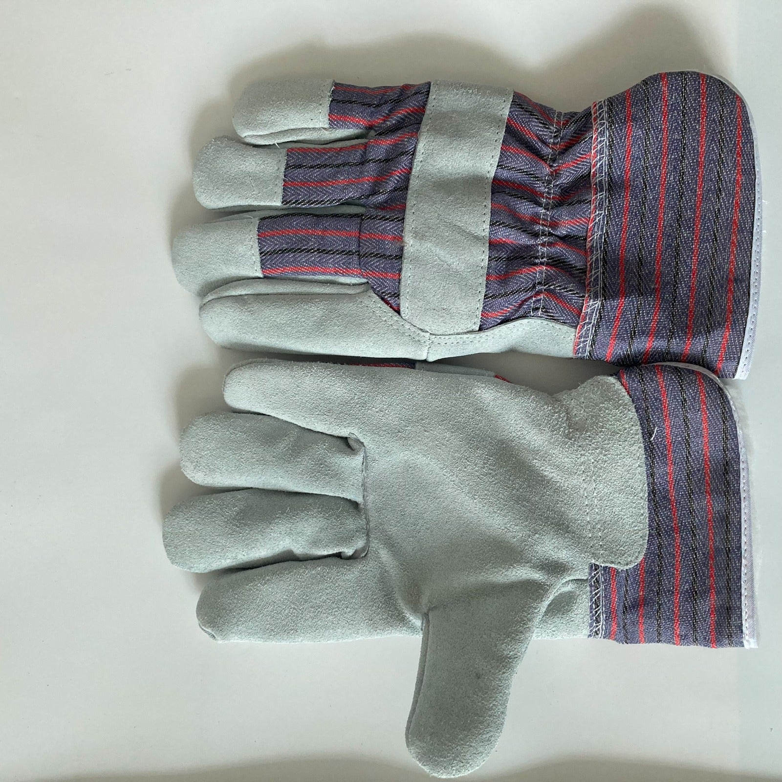 Winter Leather Palm Work Gloves - Pack of 3