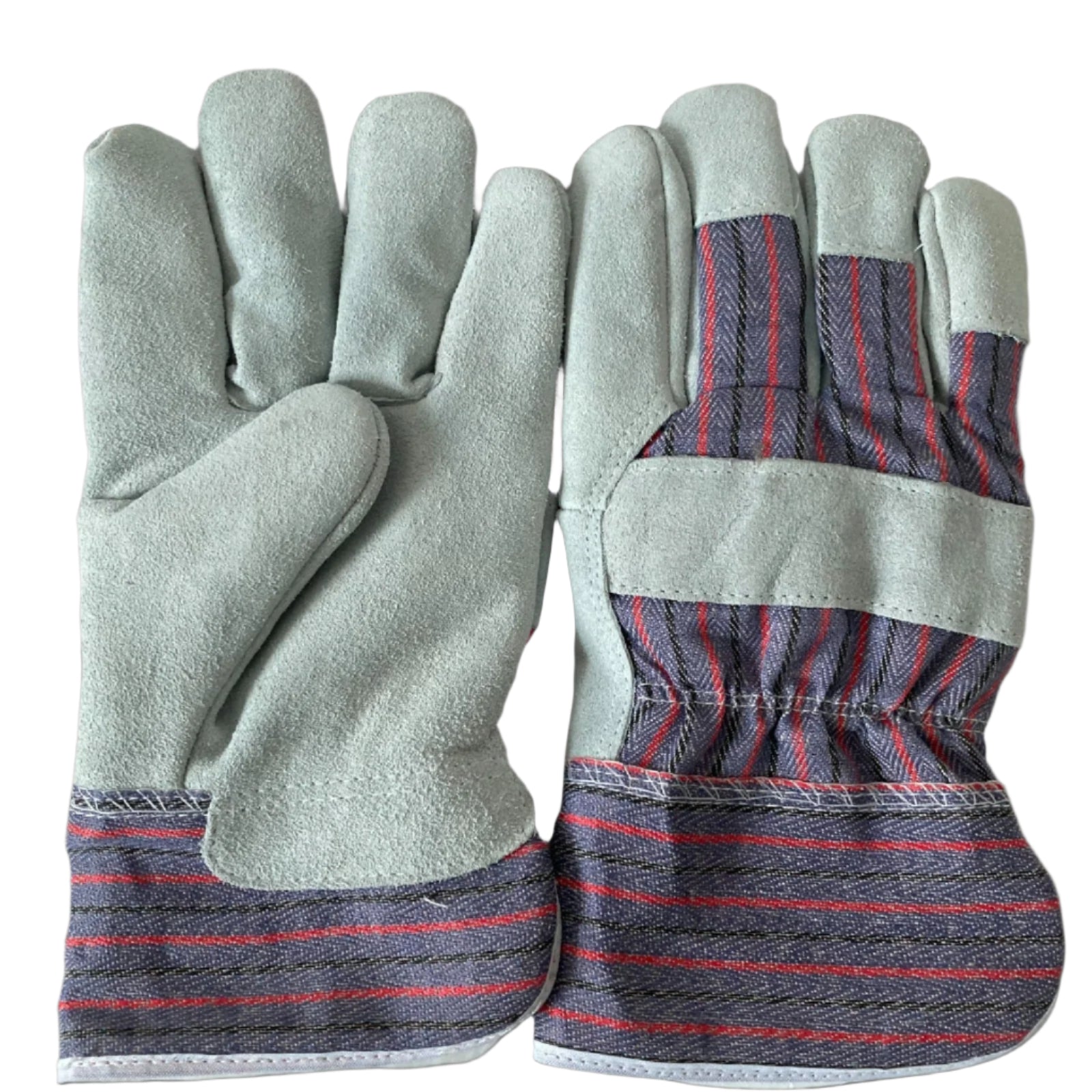 Winter Leather Palm Work Gloves - Pack of 3