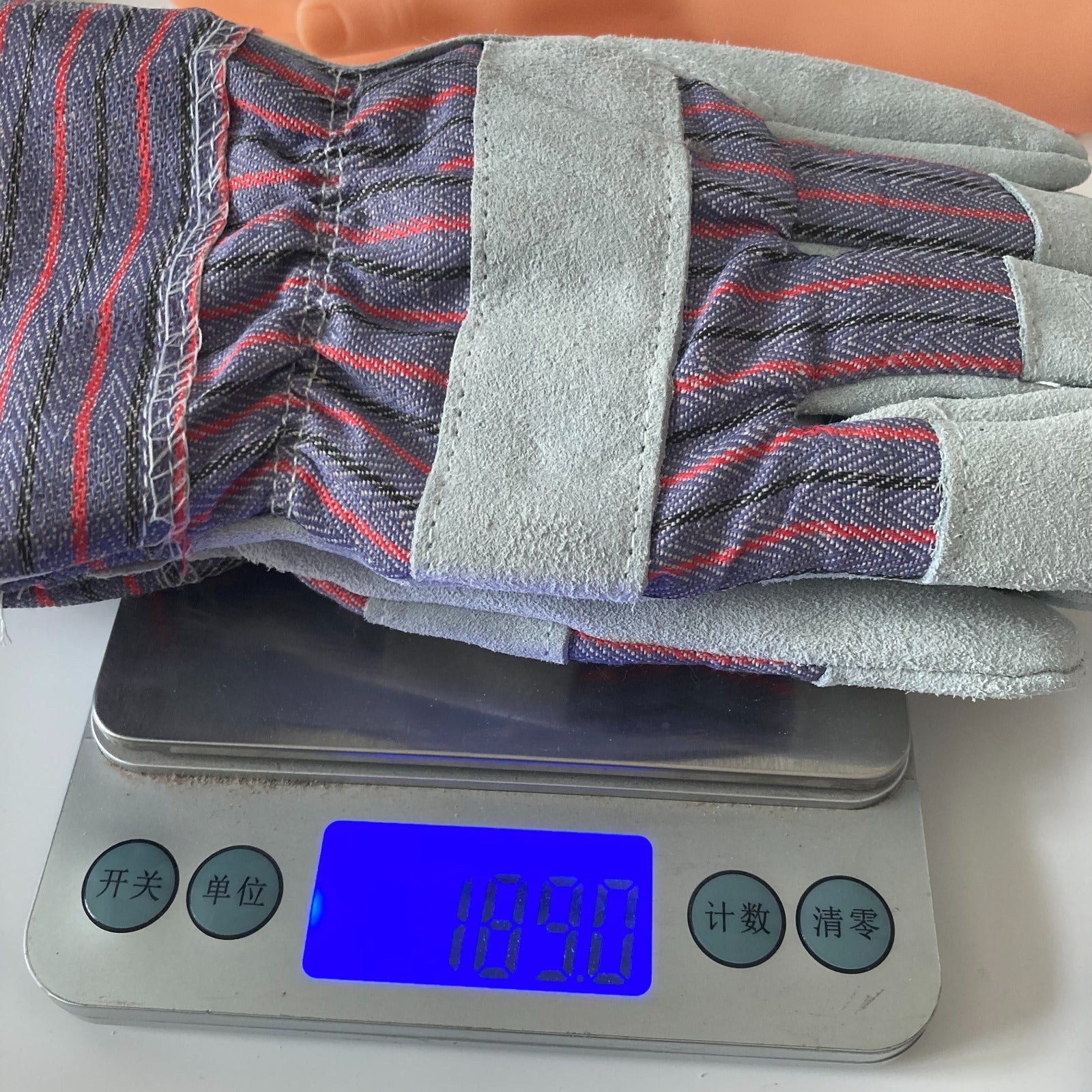 Winter Leather Palm Work Gloves - Pack of 3