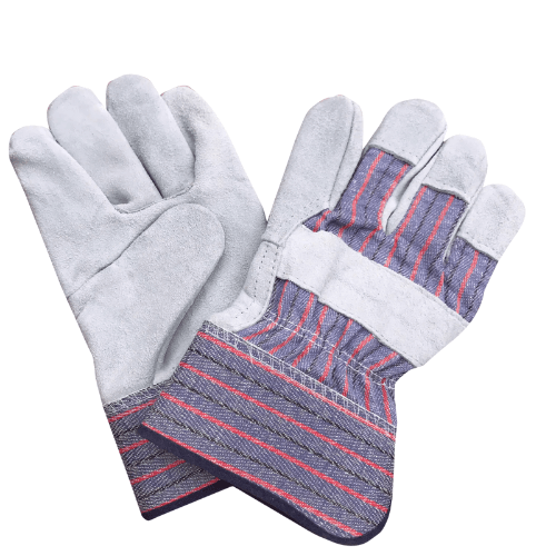 Heavy-Duty Leather Work Gloves - Pack of 3