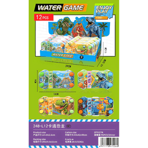 Dinosaur Handheld Water Game - Box of 12