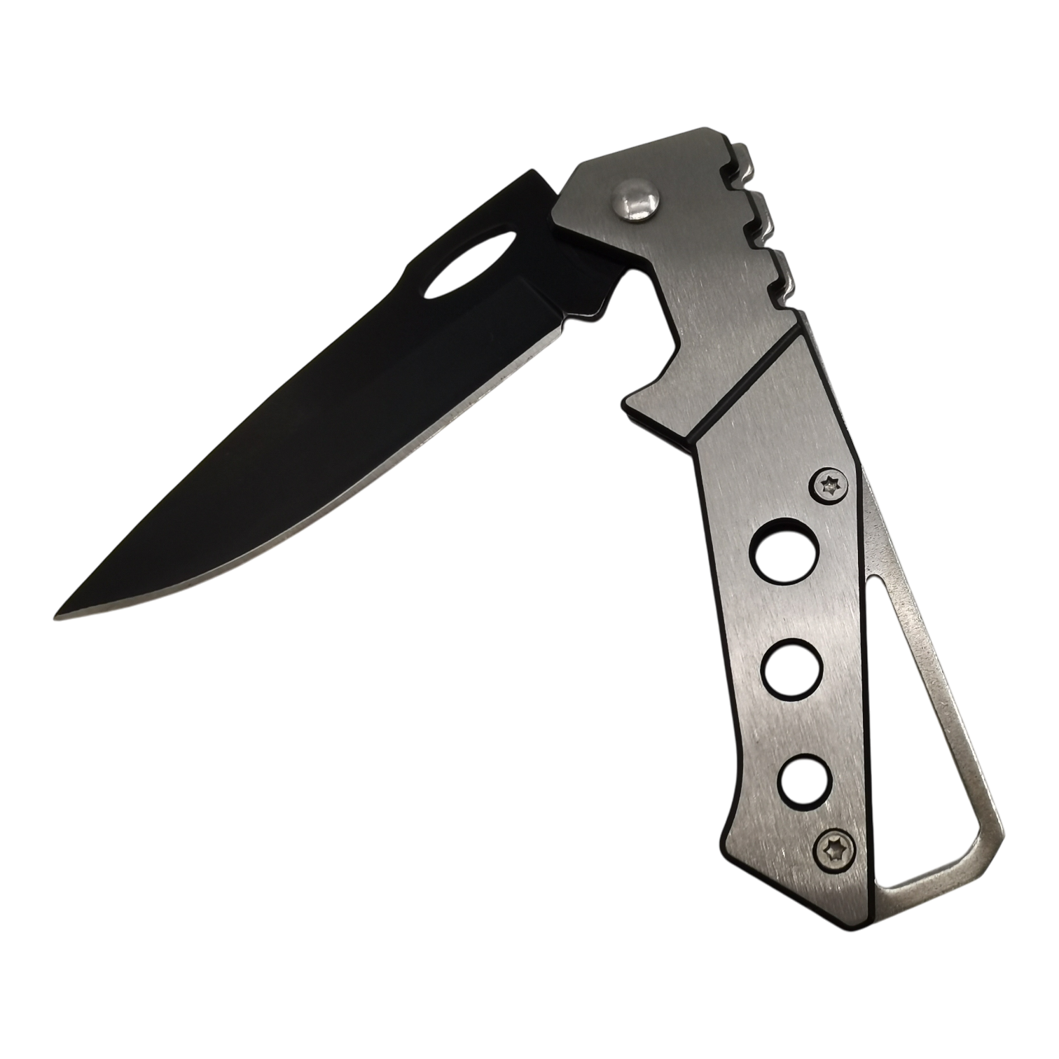 Silver Hunting Utility Knife