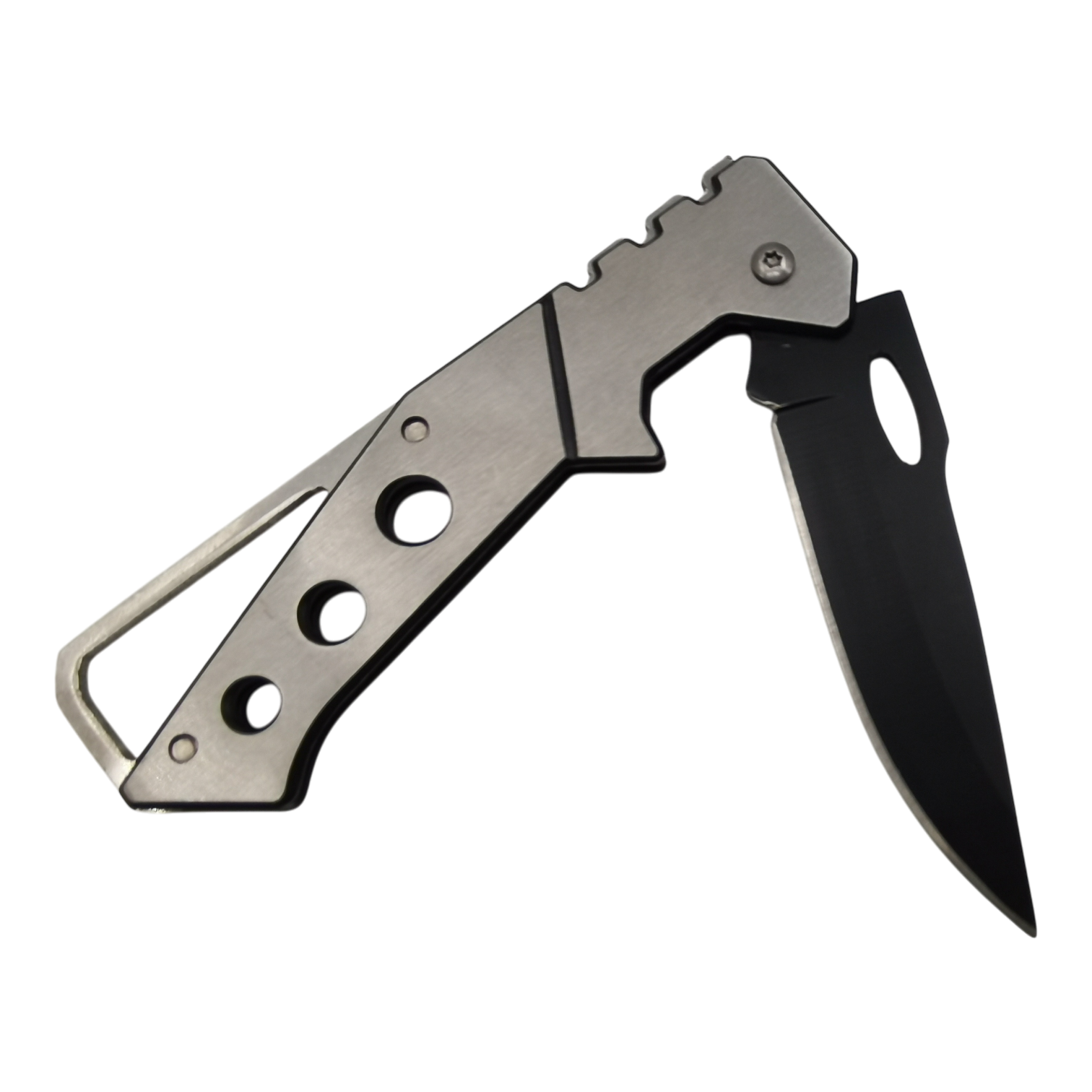 Silver Hunting Utility Knife