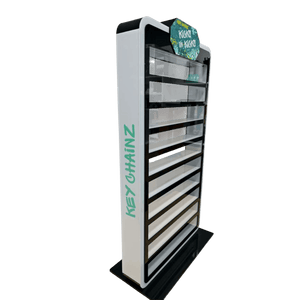 100 Piece Kicks on Kicks Large Acrylic LED Sneaker Keychain Display